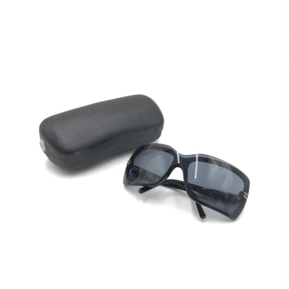 Chanel Oversized Black Sunglasses With Case