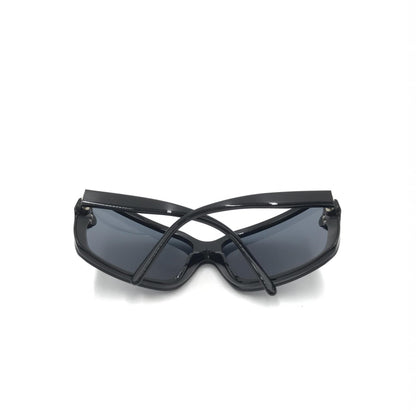 Chanel Oversized Black Sunglasses With Case