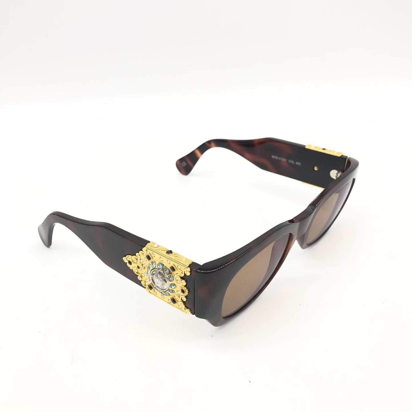 Versace Rectangular Frame Vintage Sunglasses