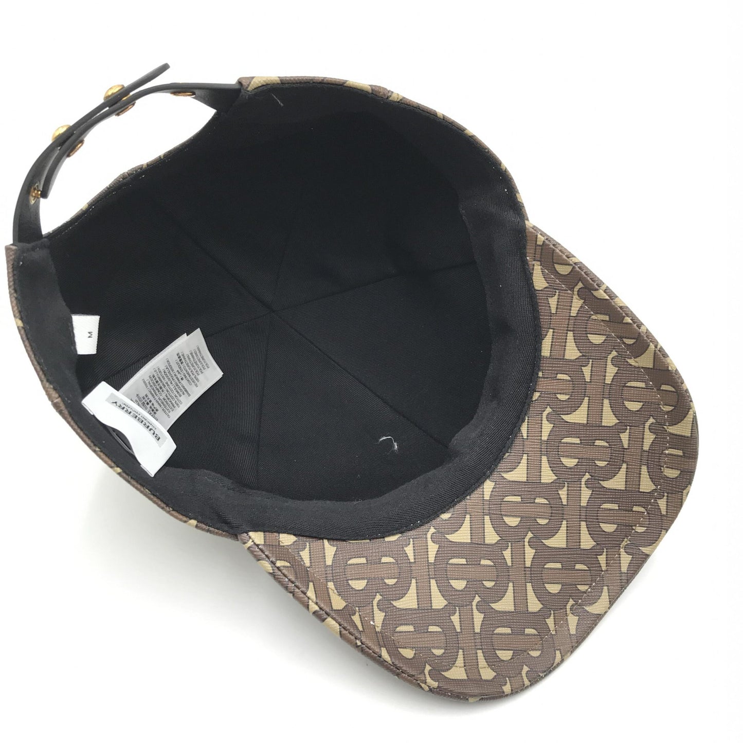 Burberry TB Monogram Baseball Cap In Brown