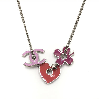 Chanel Vintage Heart And Charms Pendant Necklace