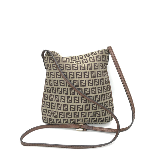 Fendi Zucchino Pattern Crossbody Bag