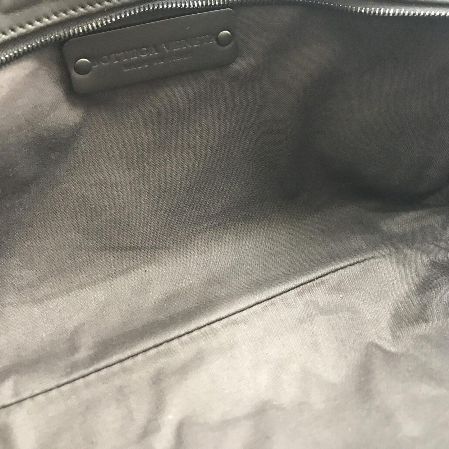 Bottega Veneta Woven Leather Cosmetic Bag, Black