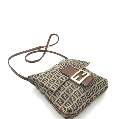 Fendi Zucchino Pattern Crossbody Bag