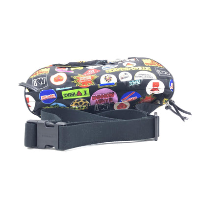 Versace Versache Nylon Travel Stamp Vanity Pouch