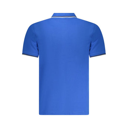 North Sails Blue Cotton Men Polo Shirt