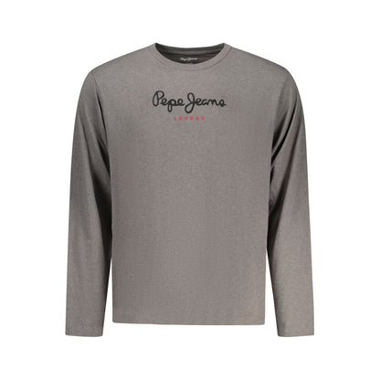 Pepe Jeans Gray Cotton Sportswear