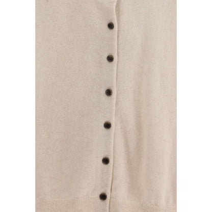 Lisa Yang Beige Cashmere Cardigan