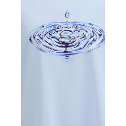 Casablanca Light Blue Cotton T-Shirt