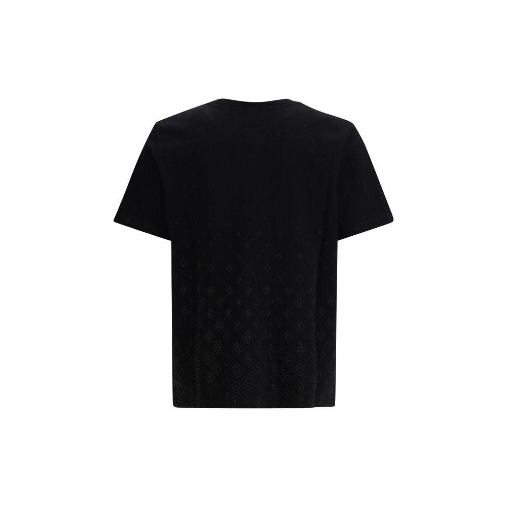 Casablanca Black Cotton T-Shirt