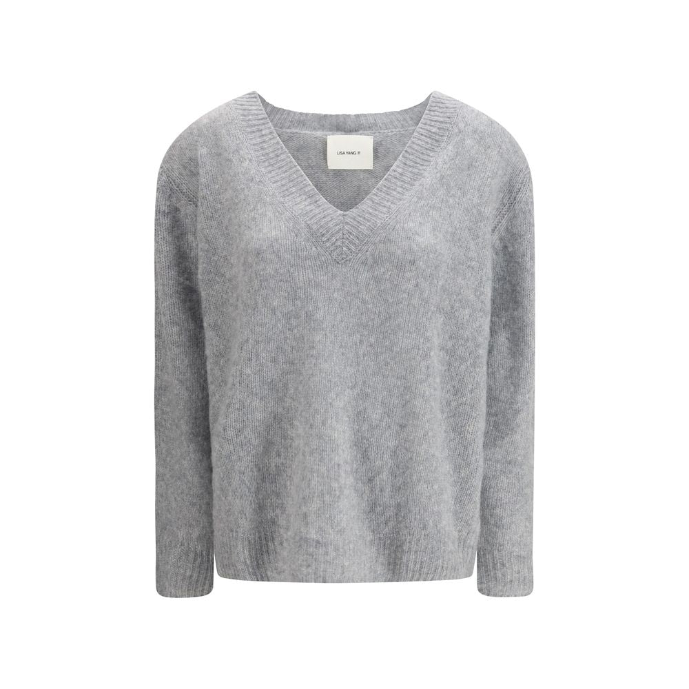 Lisa Yang Gray Cashmere Sweatshirt