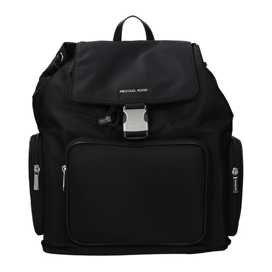 Michael Kors Black Fabric Backpack