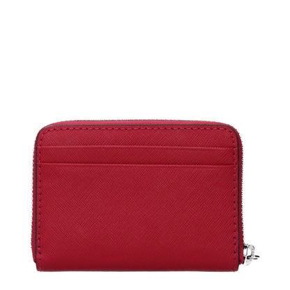 Michael Kors Red Leather Cardholder