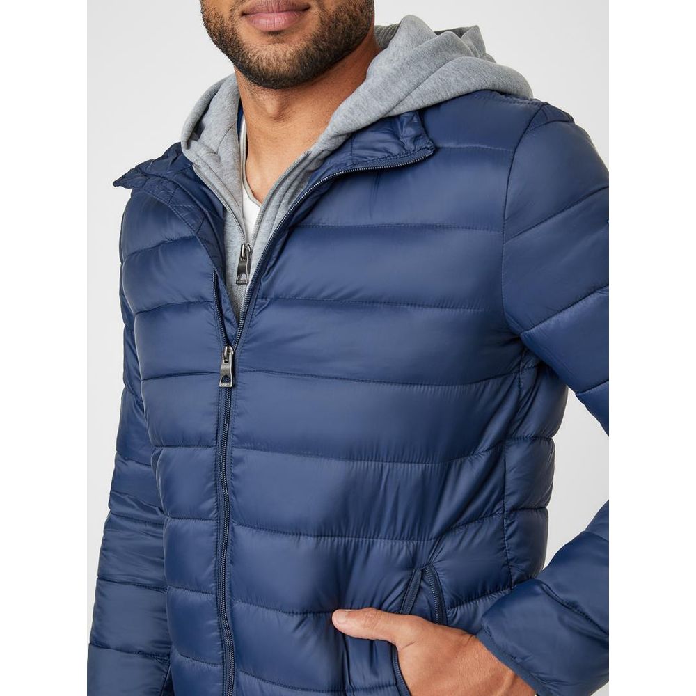 Guess Blue Polyamide Parka