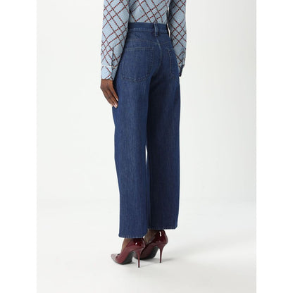 Gucci Blue Cotton Jeans Denim