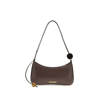 Jacquemus Brown Calf Leather Bos Taurus Shoulder Bag