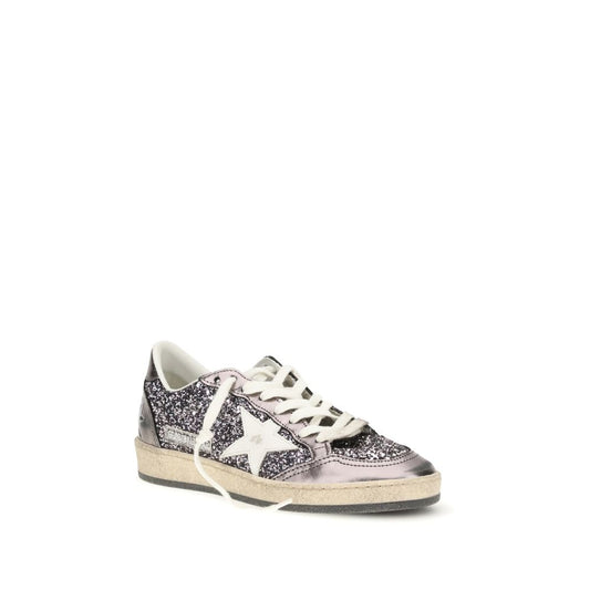 Golden Goose Gray Calf Leather Bos Taurus Low Top Sneakers