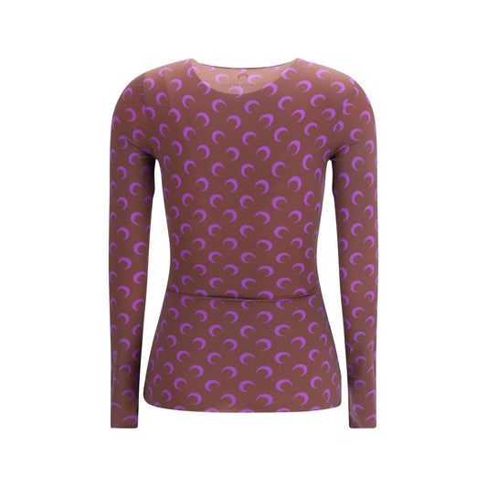 Marine Serre Multicolor Polyamide Top