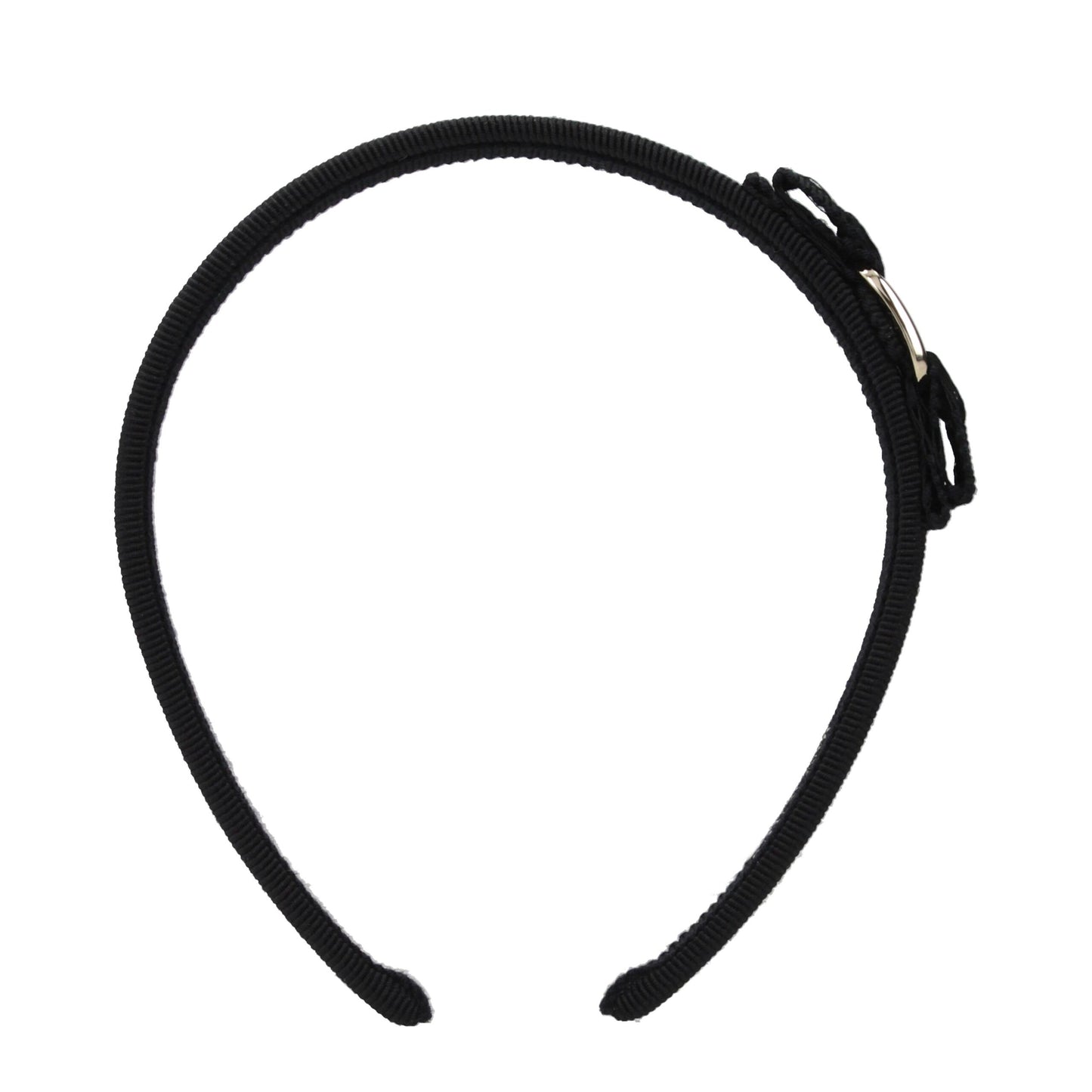 Salvatore Ferragamo Black Cotton Headband