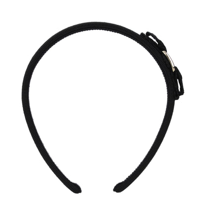 Salvatore Ferragamo Black Cotton Headband