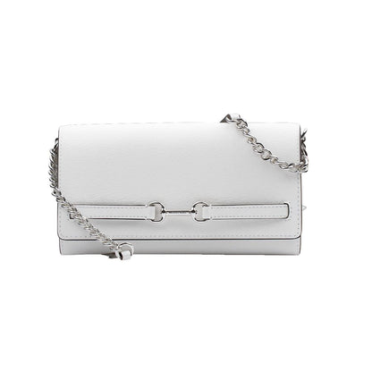 Michael Kors White Leather Crossbody Bag