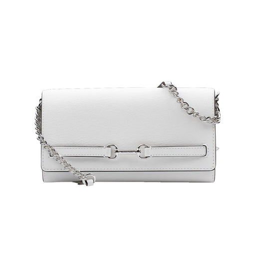 Michael Kors White Leather Crossbody Bag