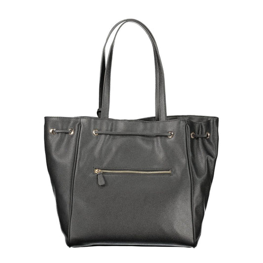 Guess Jeans Nero Poliuretano Women Handbag
