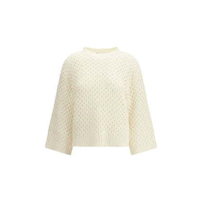Fabiana Filippi Beige Wool Oves Aries Sweatshirt