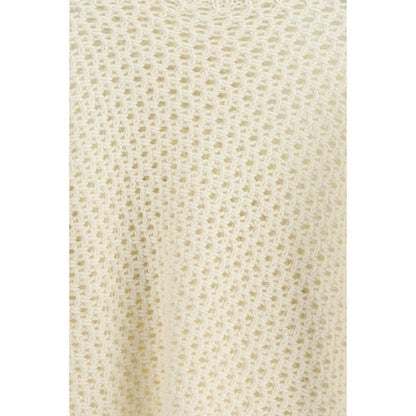 Fabiana Filippi Beige Wool Oves Aries Sweatshirt
