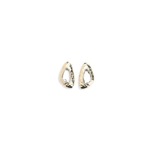 Self-Portrait Gold Brass Earrings