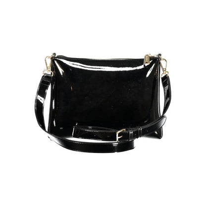 Mario Valentino Black Polyurethane Women's Bag