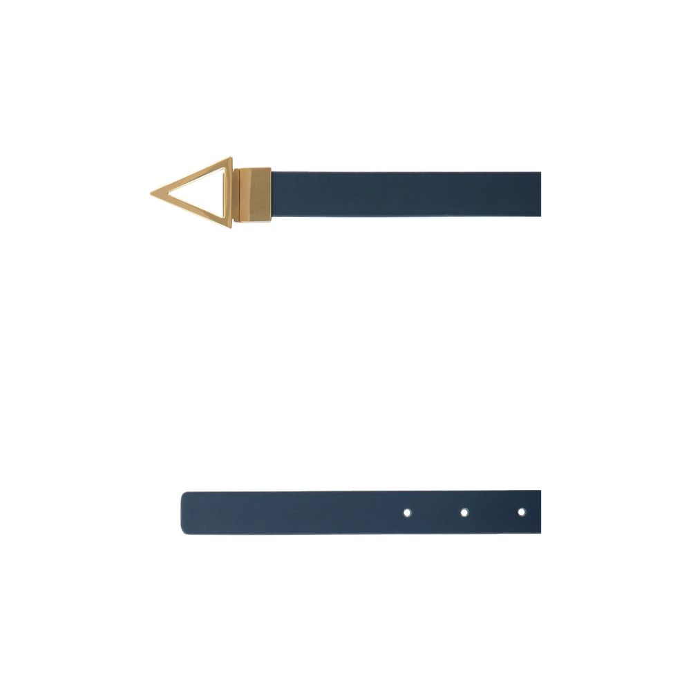 Bottega Veneta Blue Leather Regular Belt