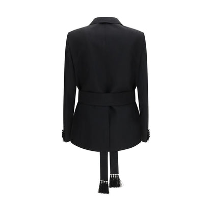 Valentino Garavani Black Wool Oves Aries Blazer
