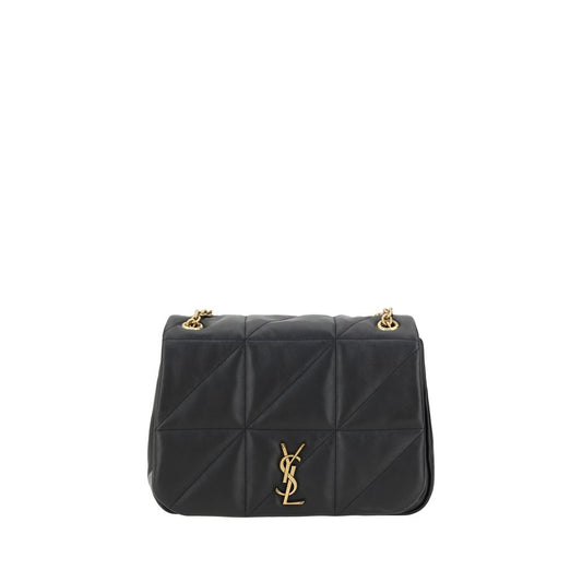 Saint Laurent Black Lamb Ovis Aries Aries Shoulder Bag