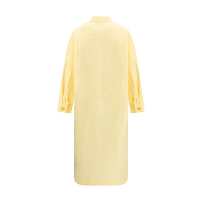 Khaite Bicolor Cotton Casual Dress