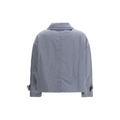 PINKO Blue Polyester Shell Jacket