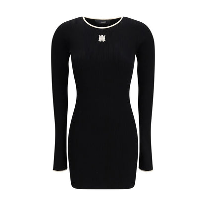Amiri Black Viscose Casual Dress