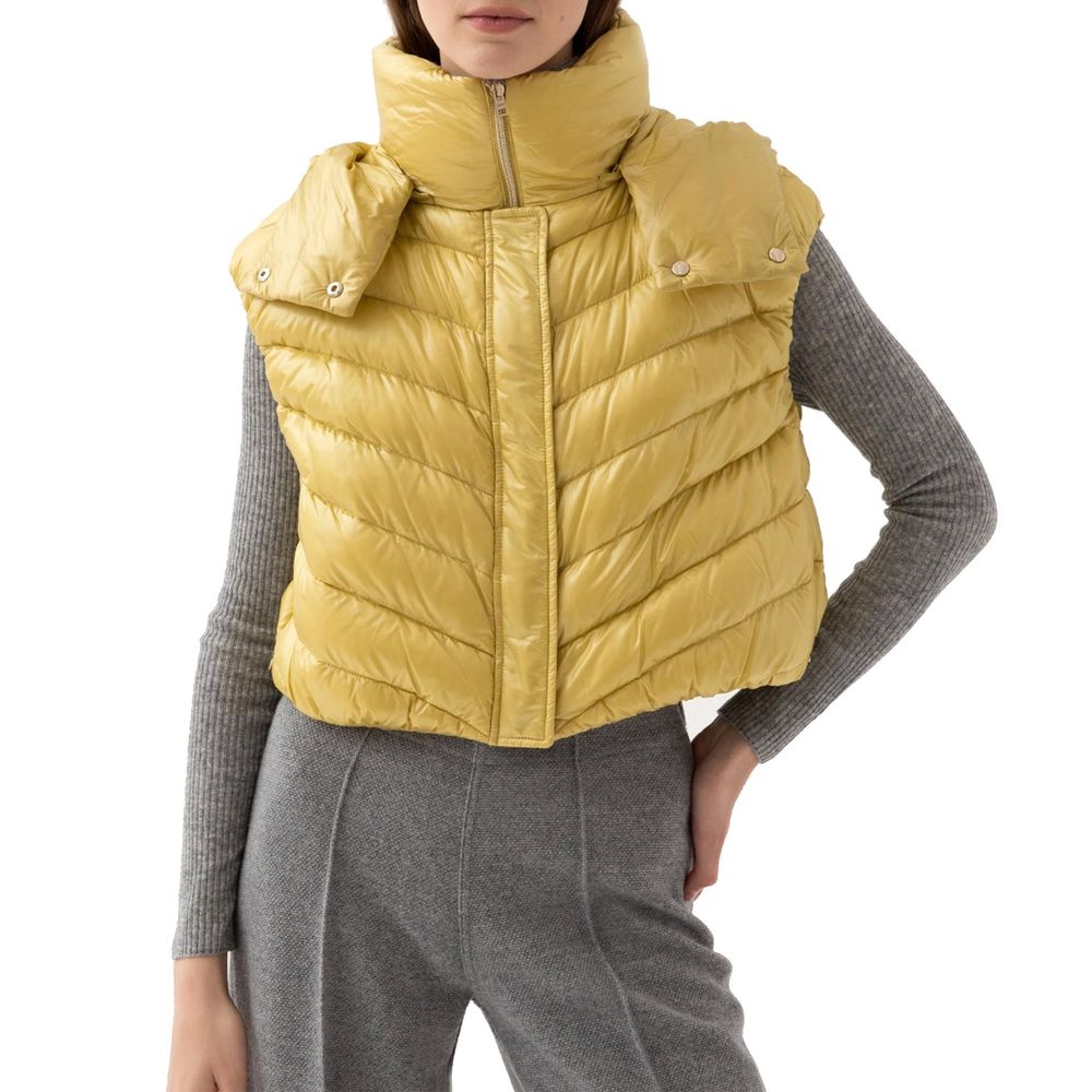 Herno Bicolor Polyamide Sleveless Jacket