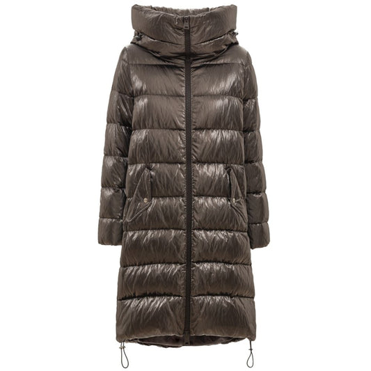 Herno Gray Viscose Parka
