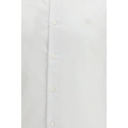 Burberry White Cotton Dress Shirt