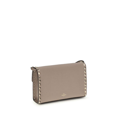 Valentino Garavani Multicolor Calf Leather Bos Taurus Shoulder Bag