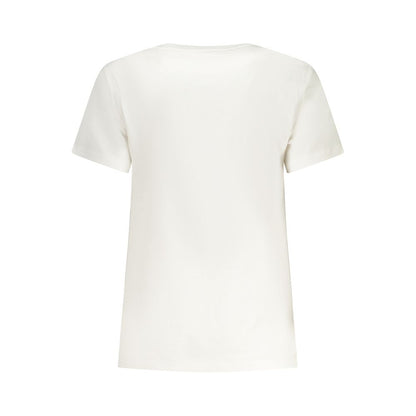 Guess Jeans Bianco Cotton Women T-Shirt