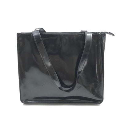 Chanel Black Patent Leather Tote