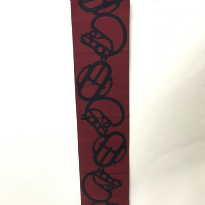 Hermès Cashmere Muffler In Burgundy Color