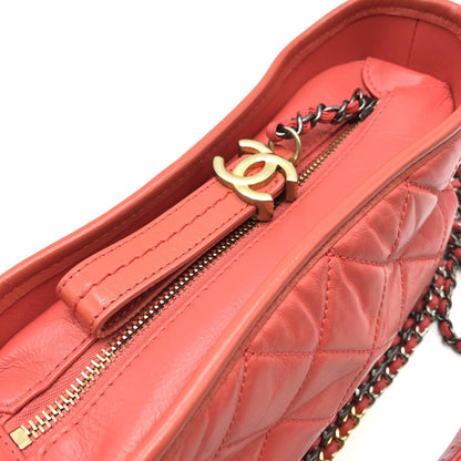 Chanel Red Gabriel Chain Shoulder Bag