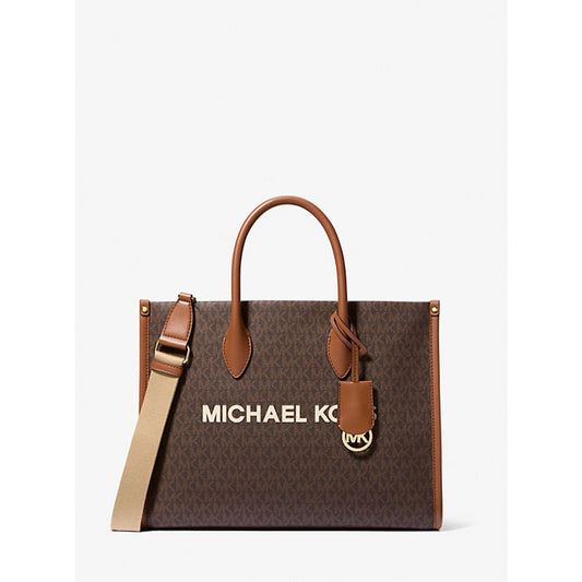 Michael Kors Brown Leather Shoulder Bag