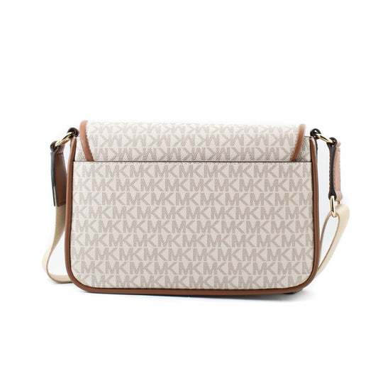 Michael Kors Beige Canvas Crossbody Bag