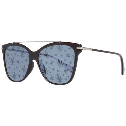 Police Brown Metal & Plastic Sunglasses