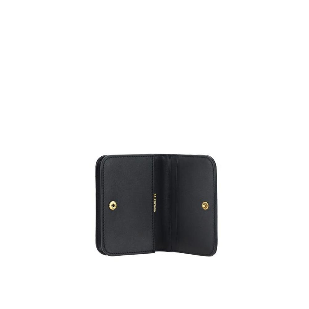 Balenciaga Black Lamb Leather Cardholder