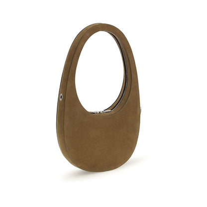 Coperni Brown Calf Leather Bos Taurus Shoulder Bag